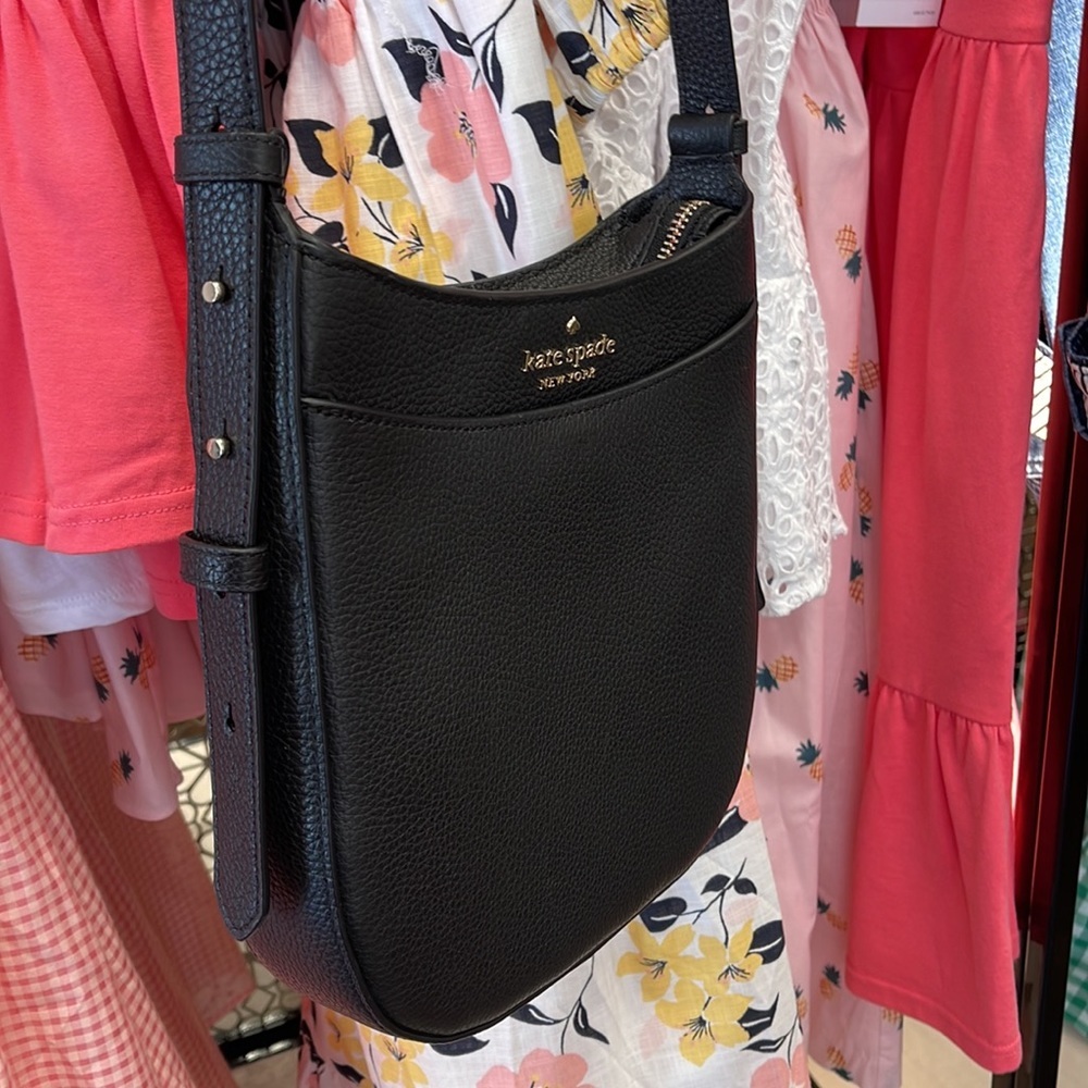 Kate Spade Leila North South Crossbody Black - Picture 13 of 16